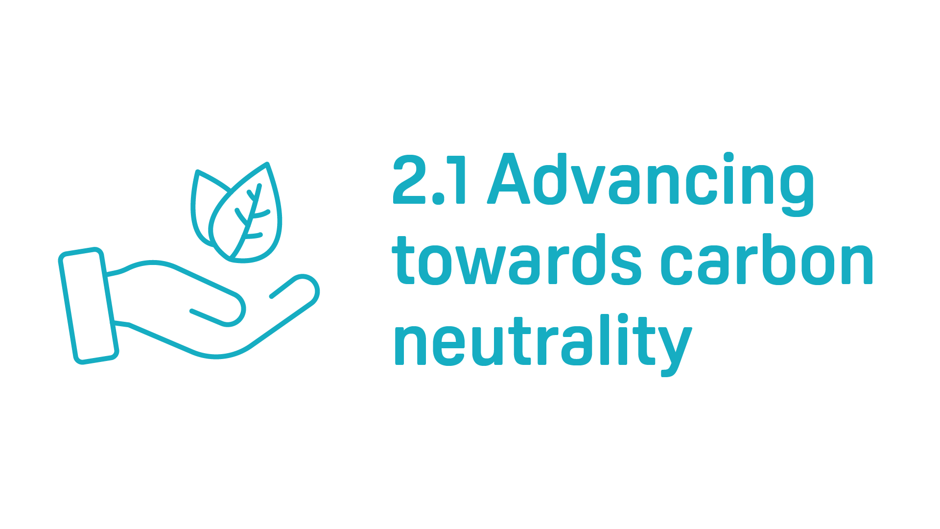 2.1 carbon neutrality