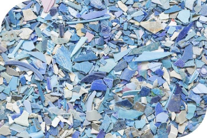 waste blue
